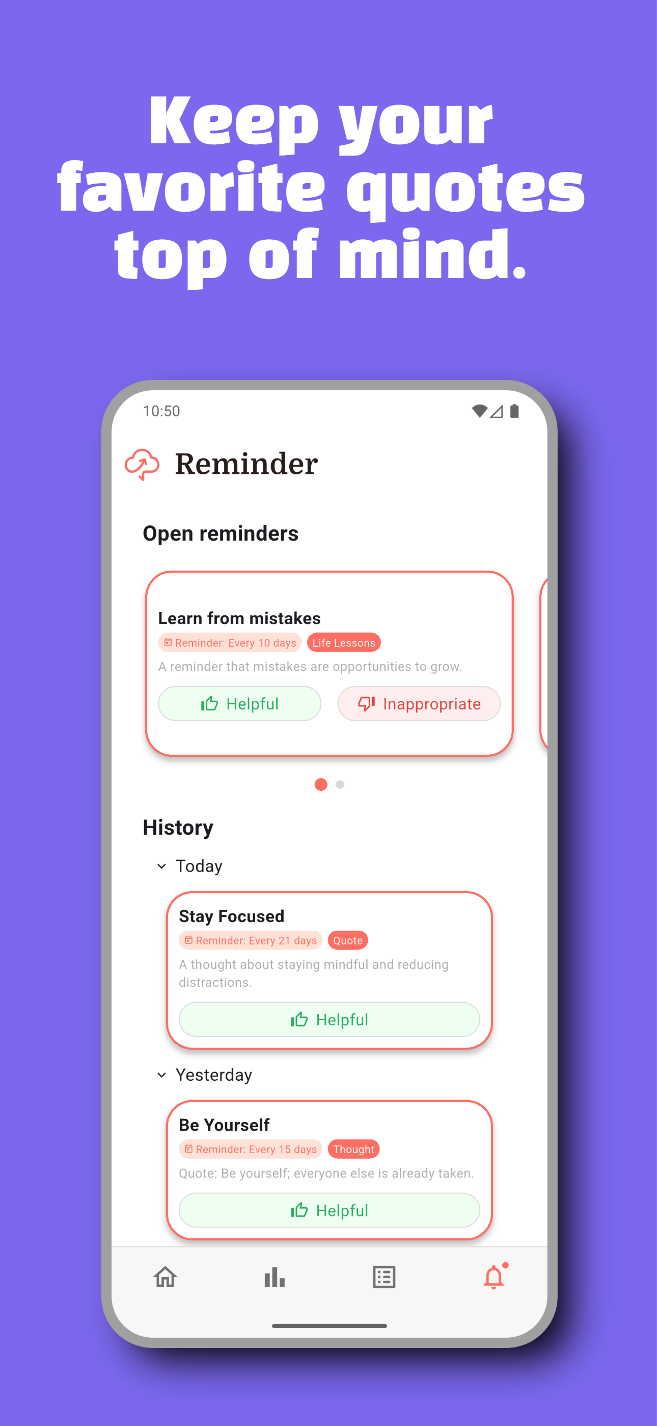 UpThoughts - Screenshot 4 showing product features and functionality