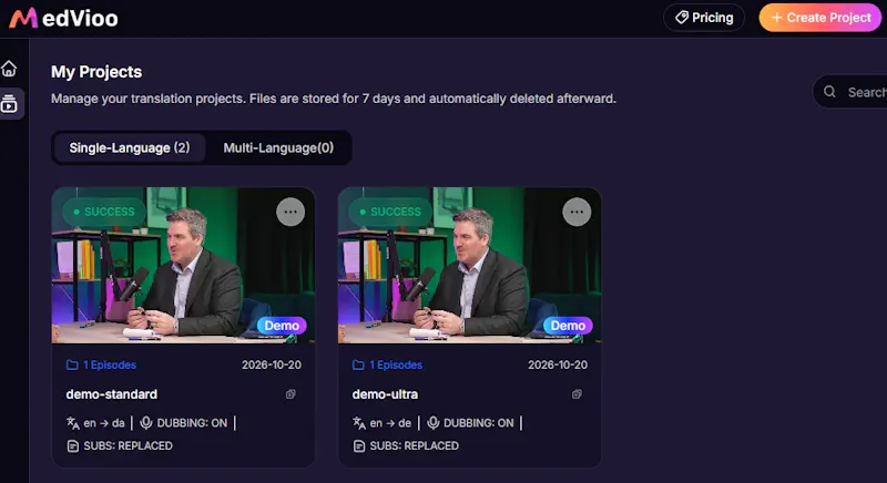  MedVioo Video Translator screenshot 2