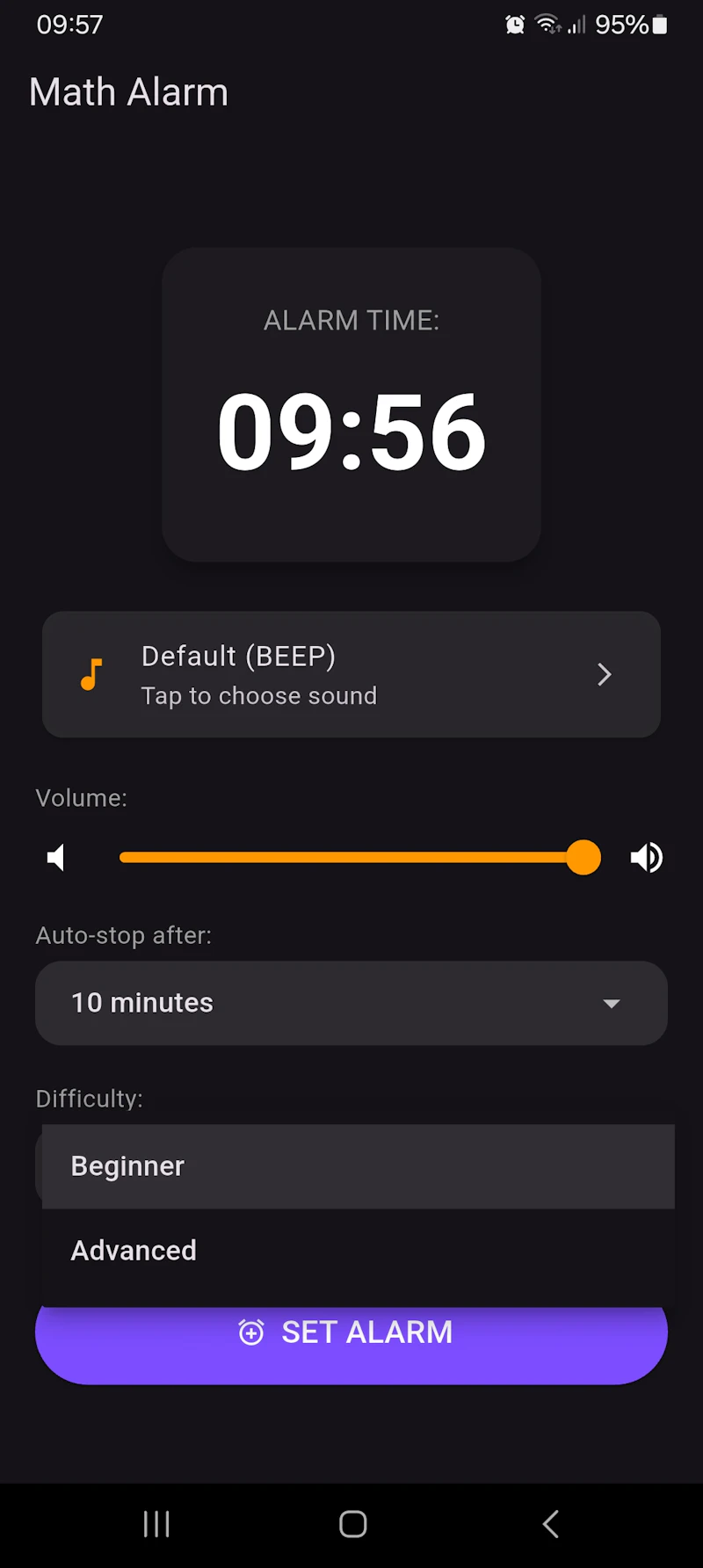 Math Alarm - Solve to Wake Up screenshot 5