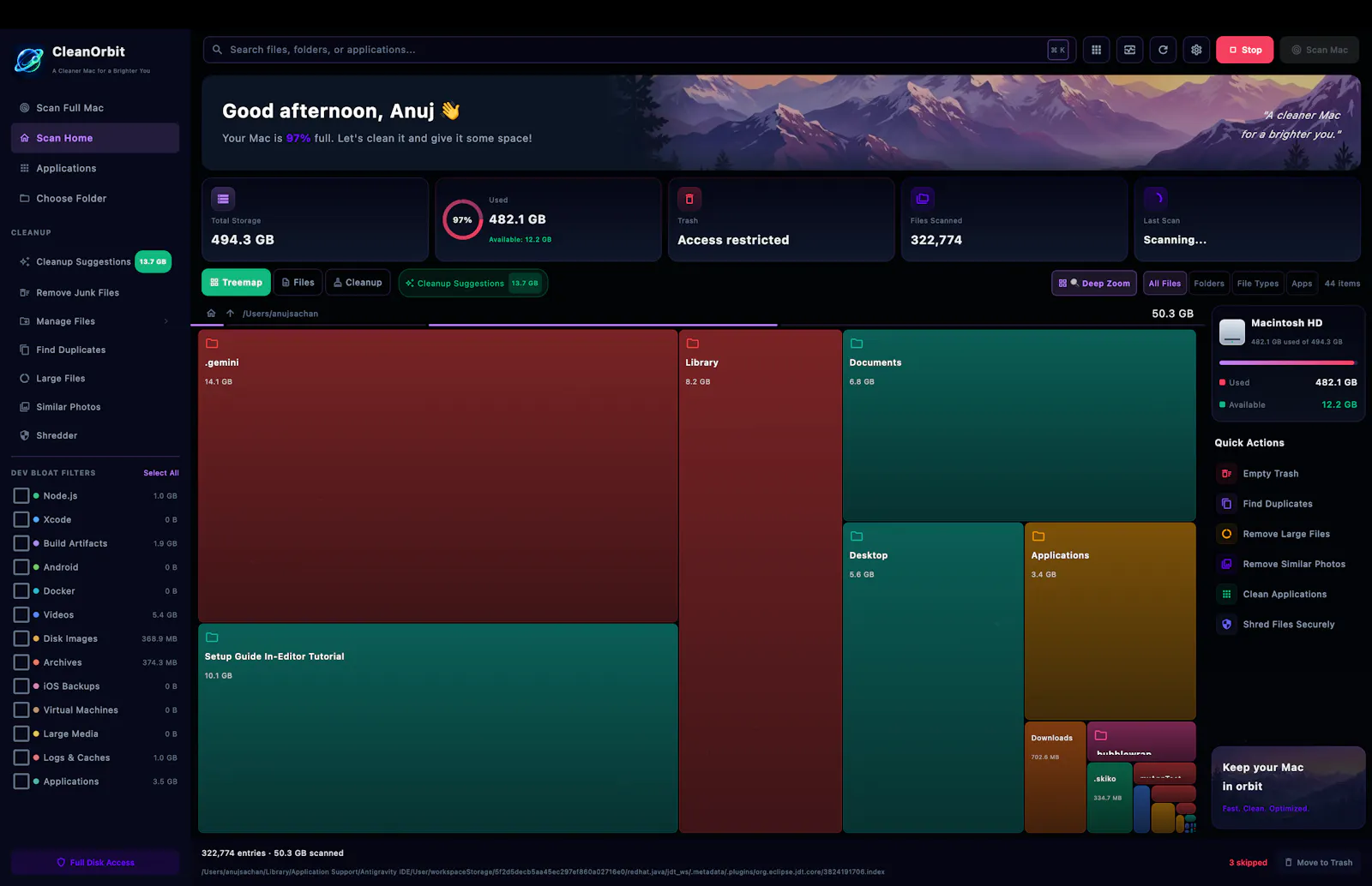 CleanOrbit screenshot 6