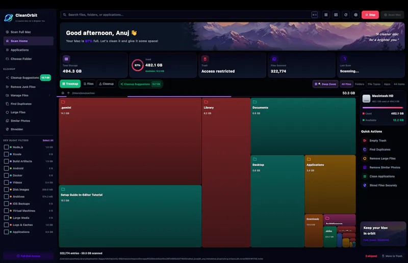 CleanOrbit screenshot 6
