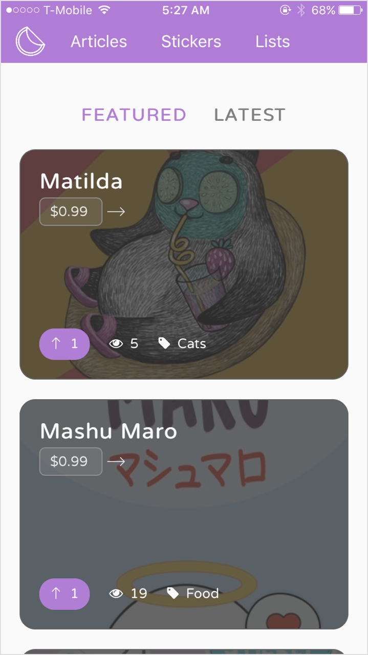 Sticker List Image