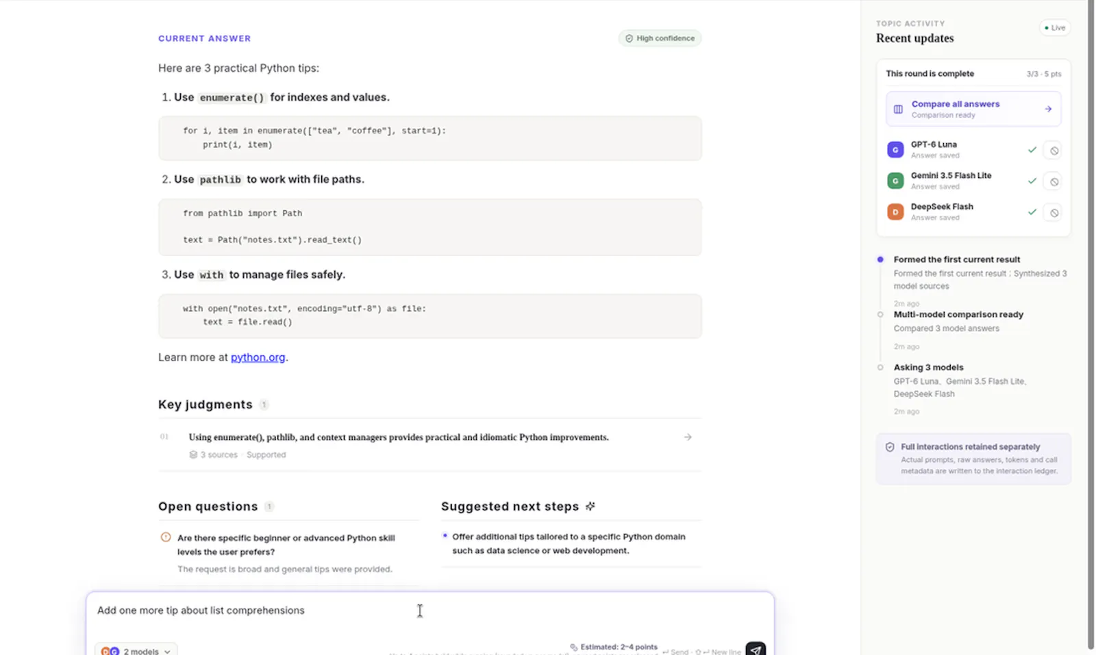 Askmore screenshot 4