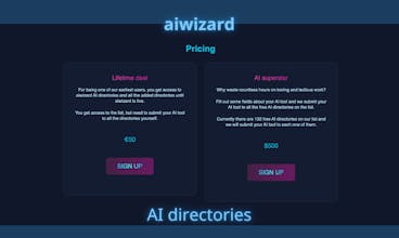 aiwizard AI directories gallery image