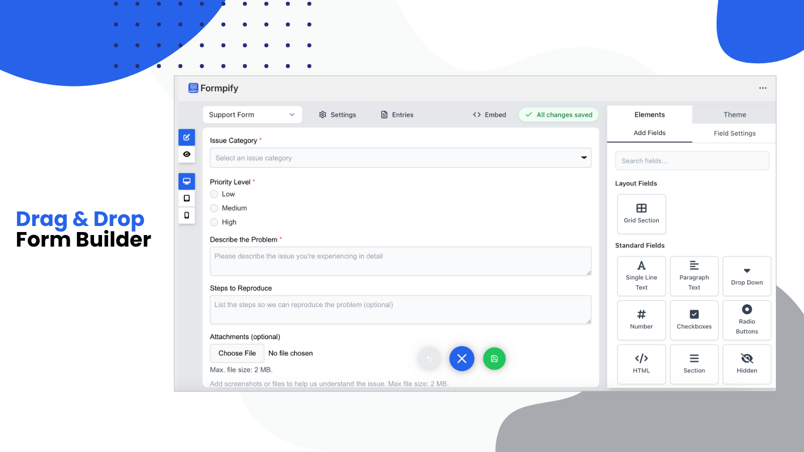 Formar - El revolucionario formulario de Formulario de Drag-and Drop de Shopify. media 5
