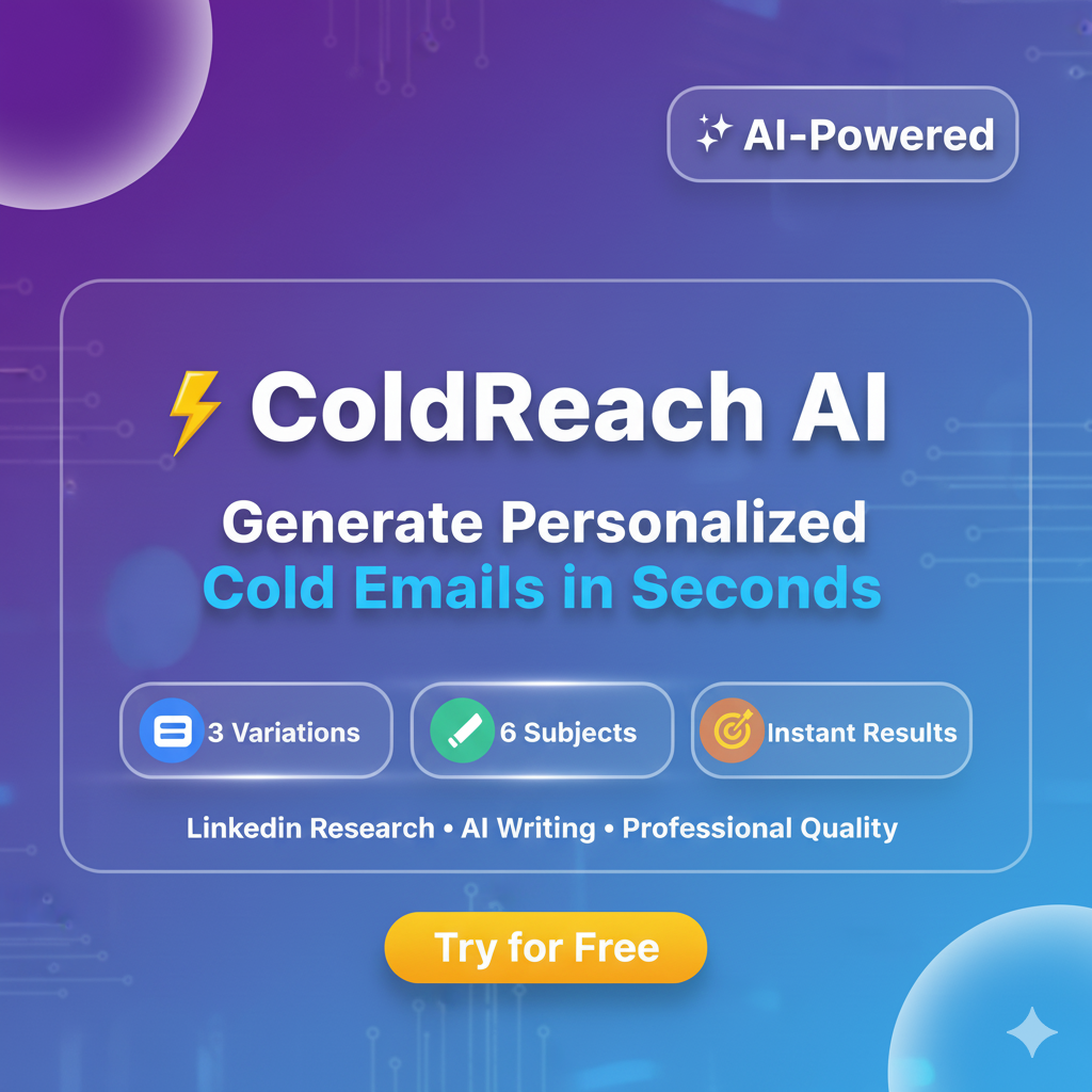 Cold Reach AI Pro