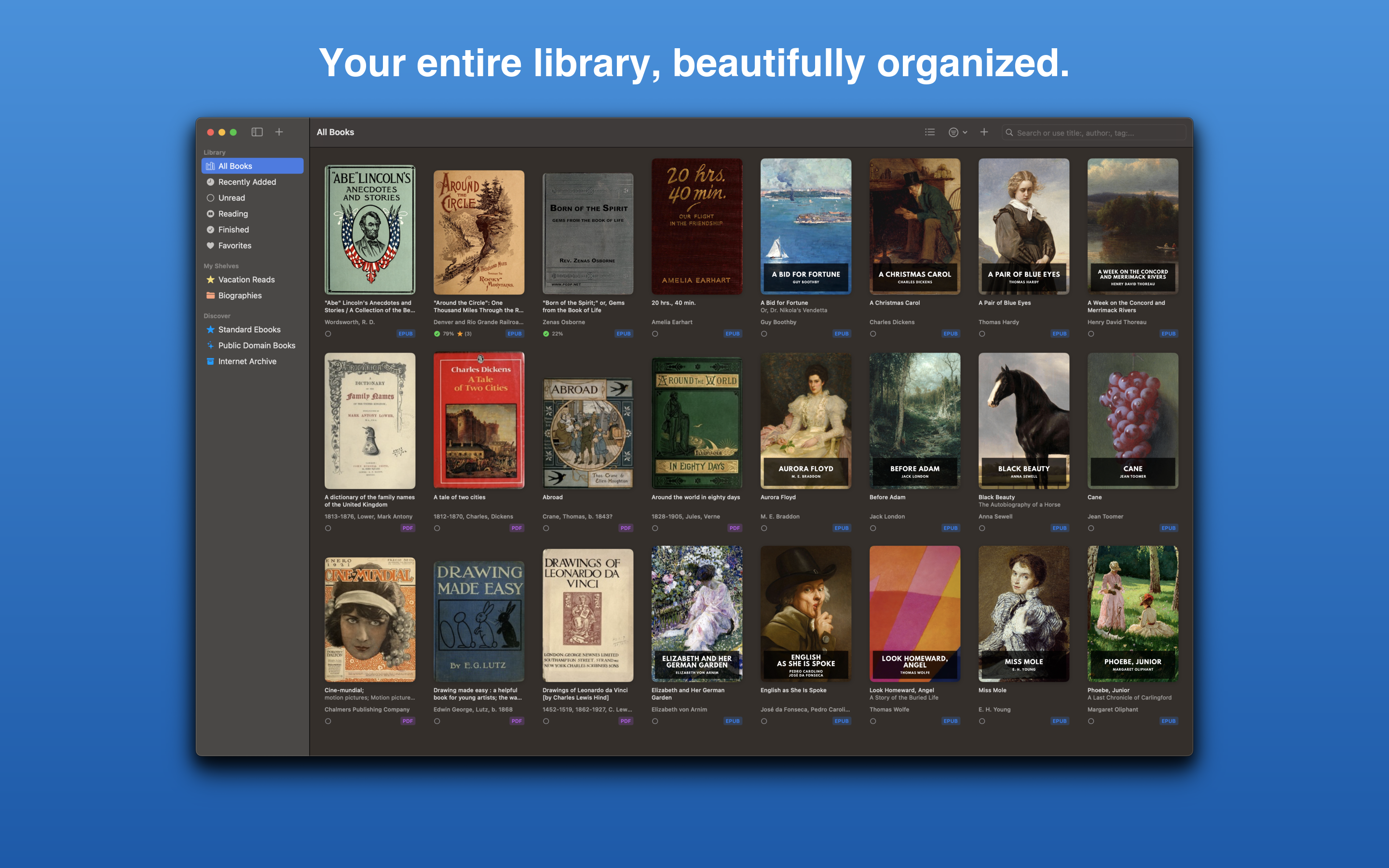 BookShelves eBook Reader gallery image