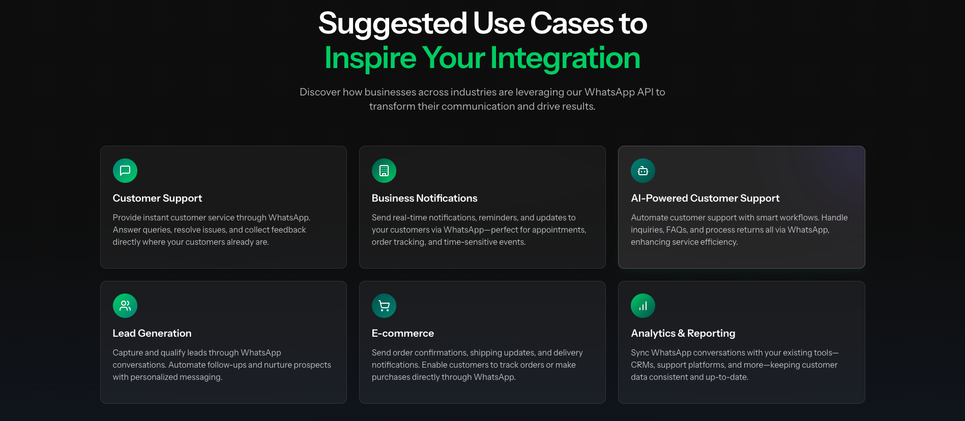 WhatsApp API for Developers Solution gallery image