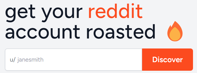 startuptile Reddit Roast-AI-generated Reddit personality assessment + roast ???? 