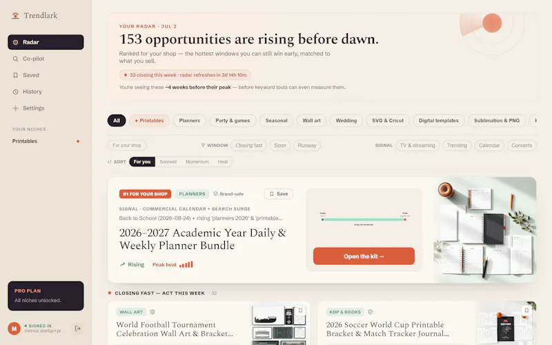 Trendlark screenshot 4