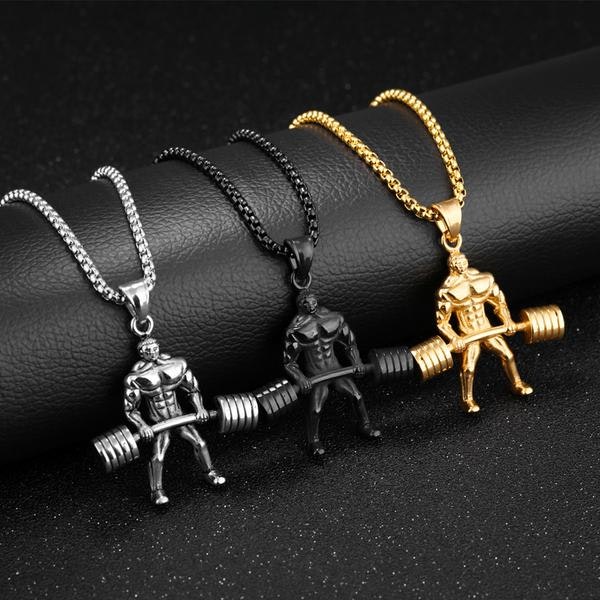 Stainless steel necklace in Fates stone gallery image