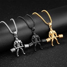 Stainless steel necklace in Fates stone gallery image