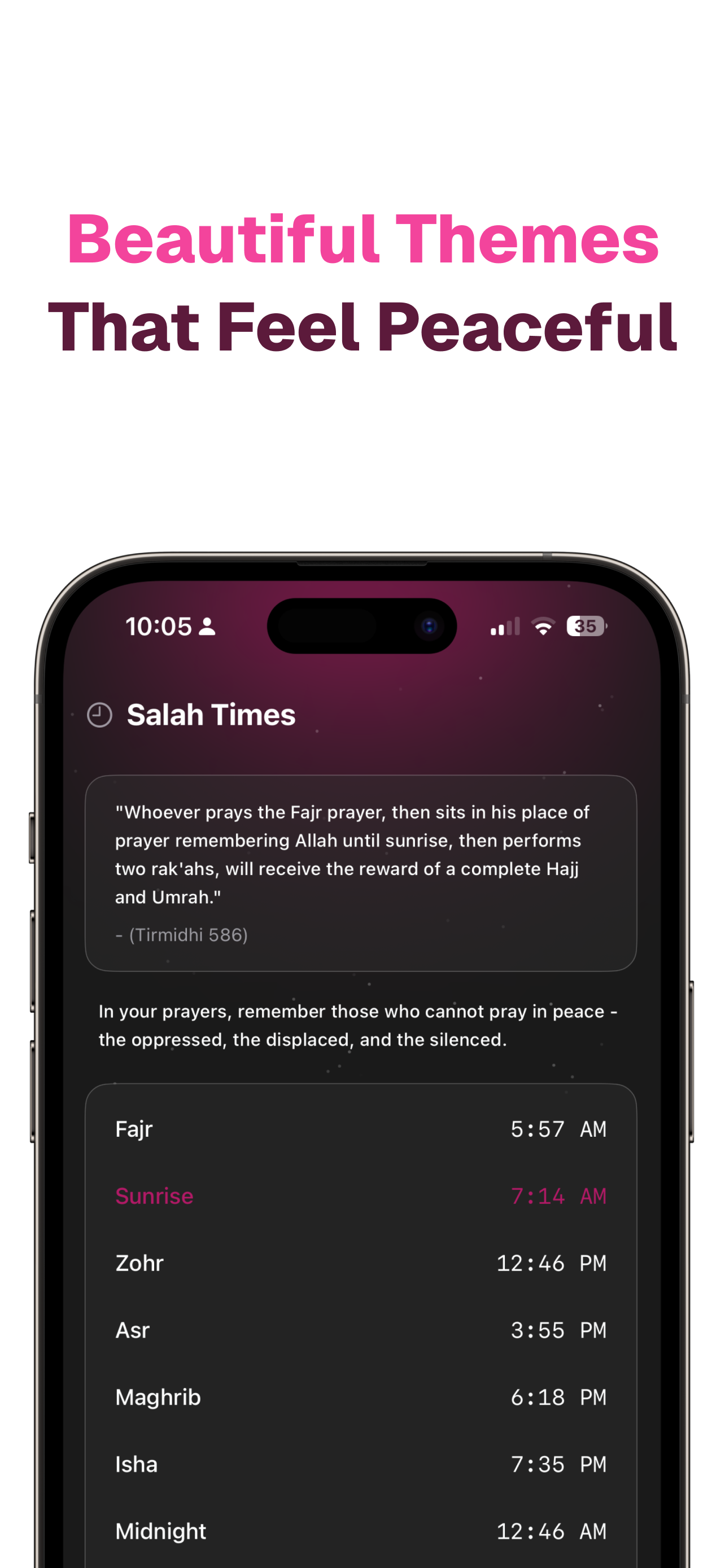 The Qibla: Direction & Times for Muslims - Screenshot 4 showing product features and functionality