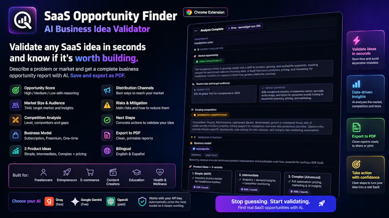 SaaS Opportunity Finder screenshot 6