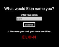 Elon Musk name generator media 1