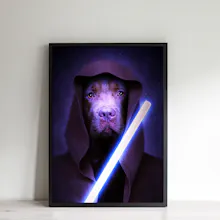 Custom Star Map Art - Royal pet portrait gallery image
