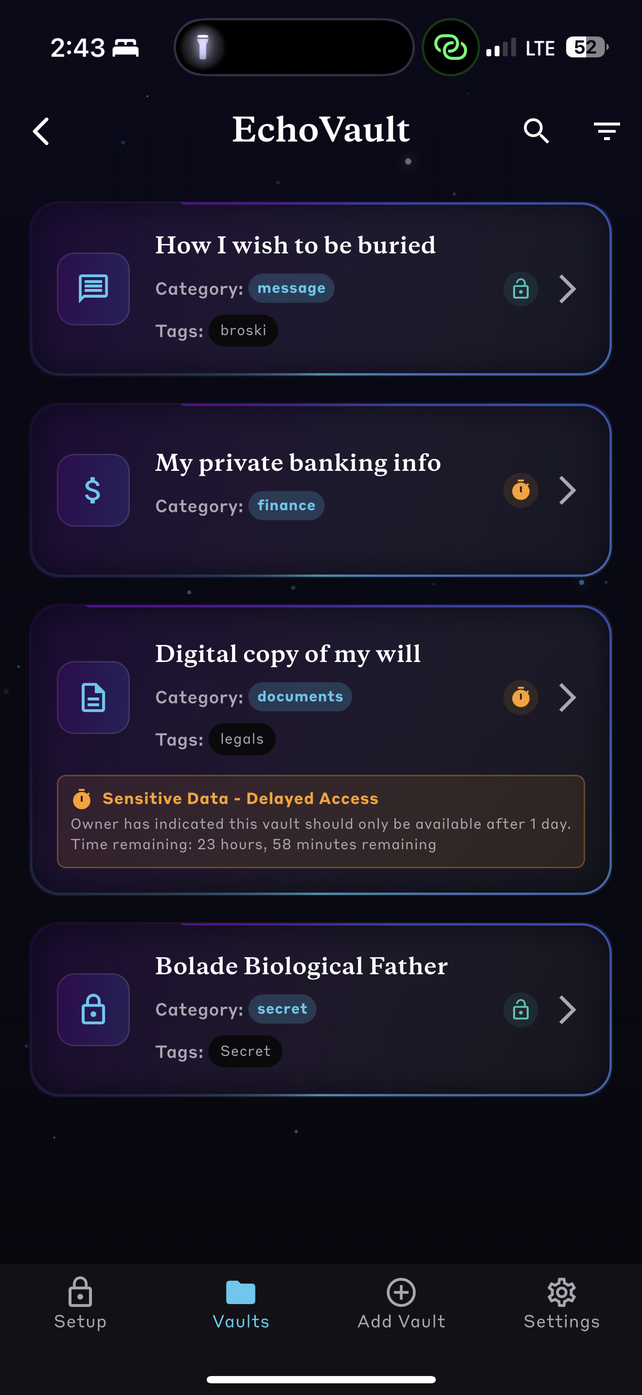 EchoVaults - Digital Vaults for loved ones in emergency situations. media 7