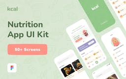 kcal - Nutrion App UI KIt media 1