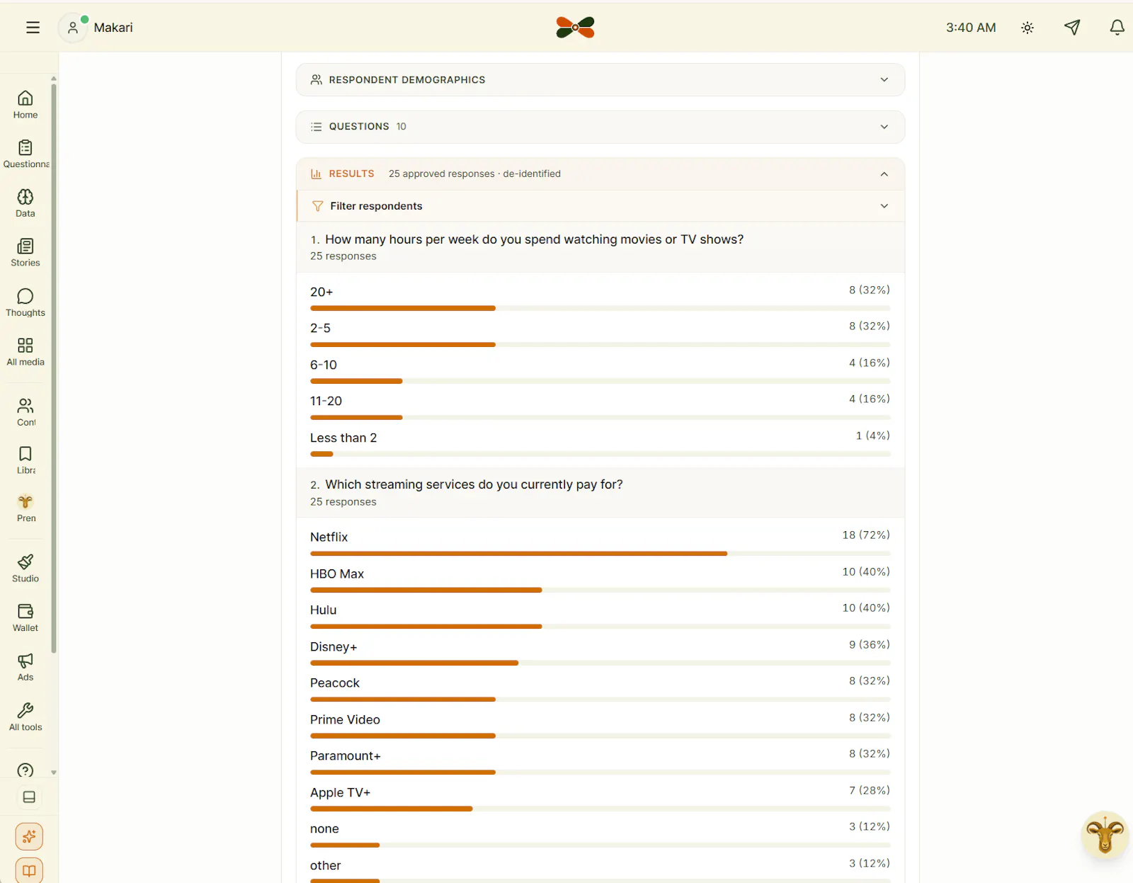 Dorea screenshot 2