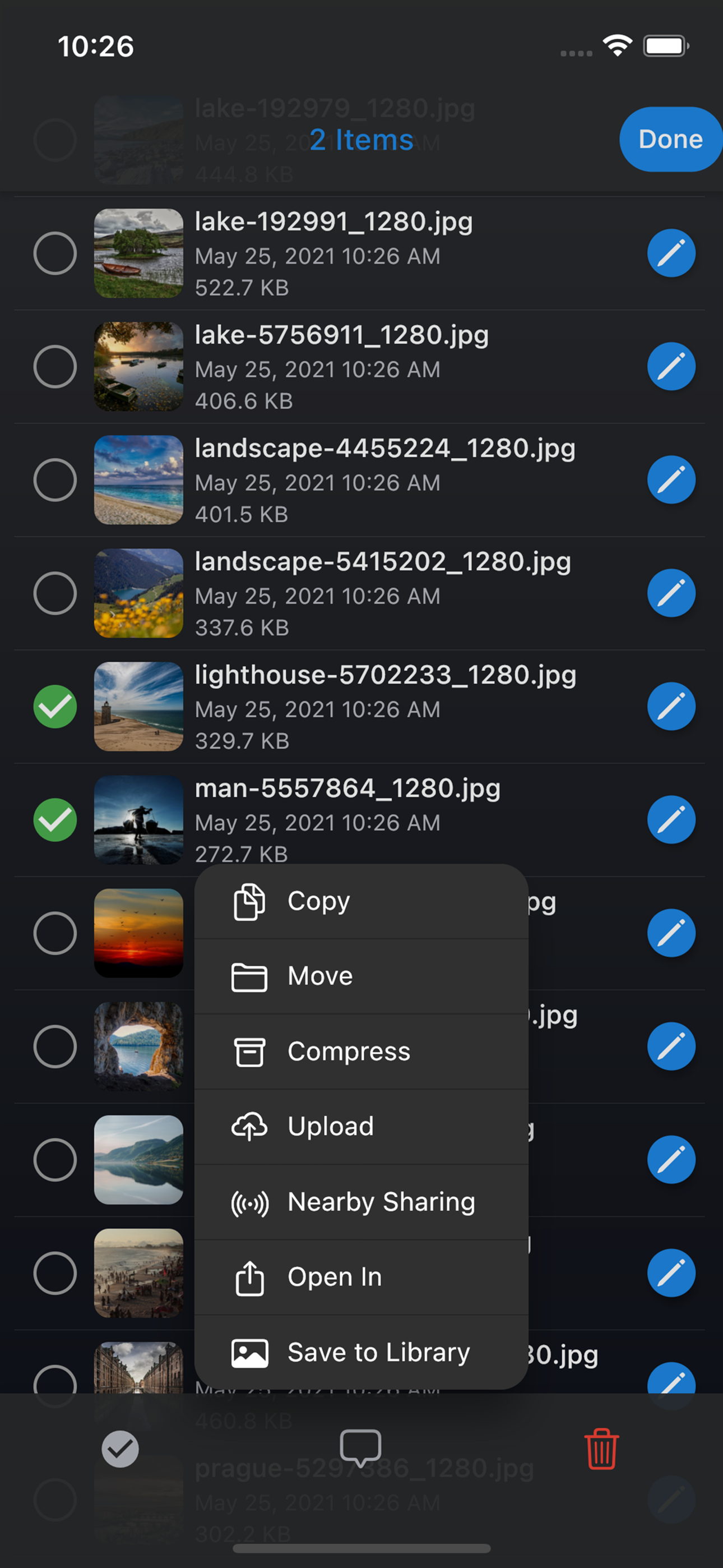 Mídia 2 de Airdisk Pro para Android - Um poderoso gerente de arquivos e transferência de fotos - agora no Android.