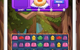 Candy monster match 3 game media 1