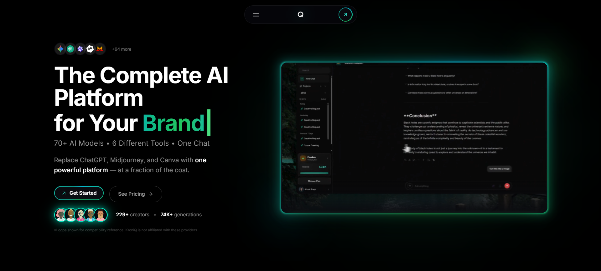 KroniQ AI gallery image