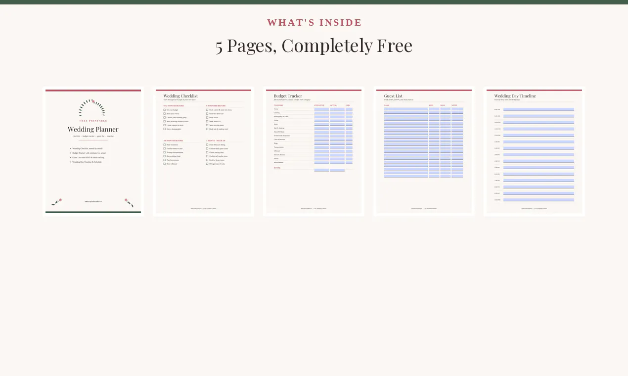 Free Wedding Planner gallery image