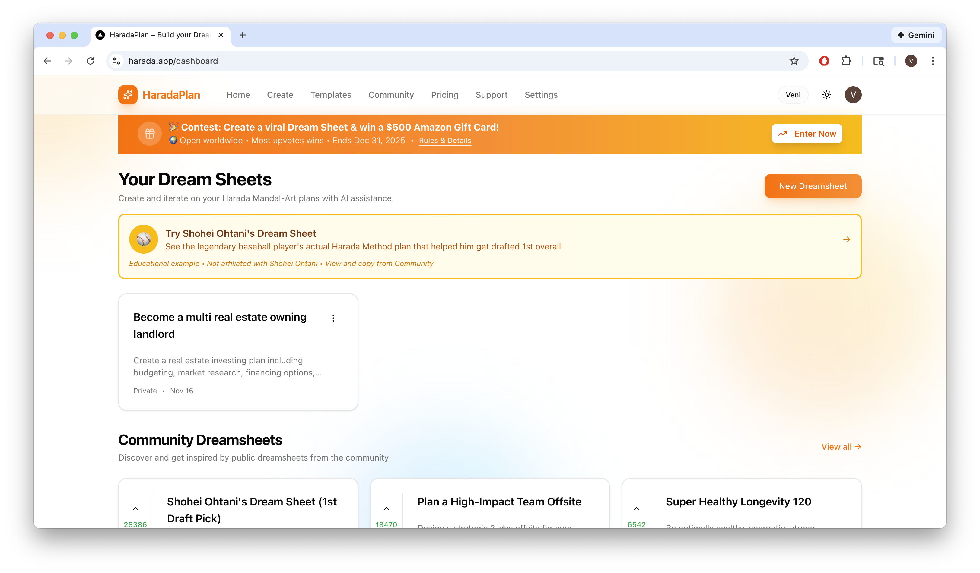 Harada.app gallery image