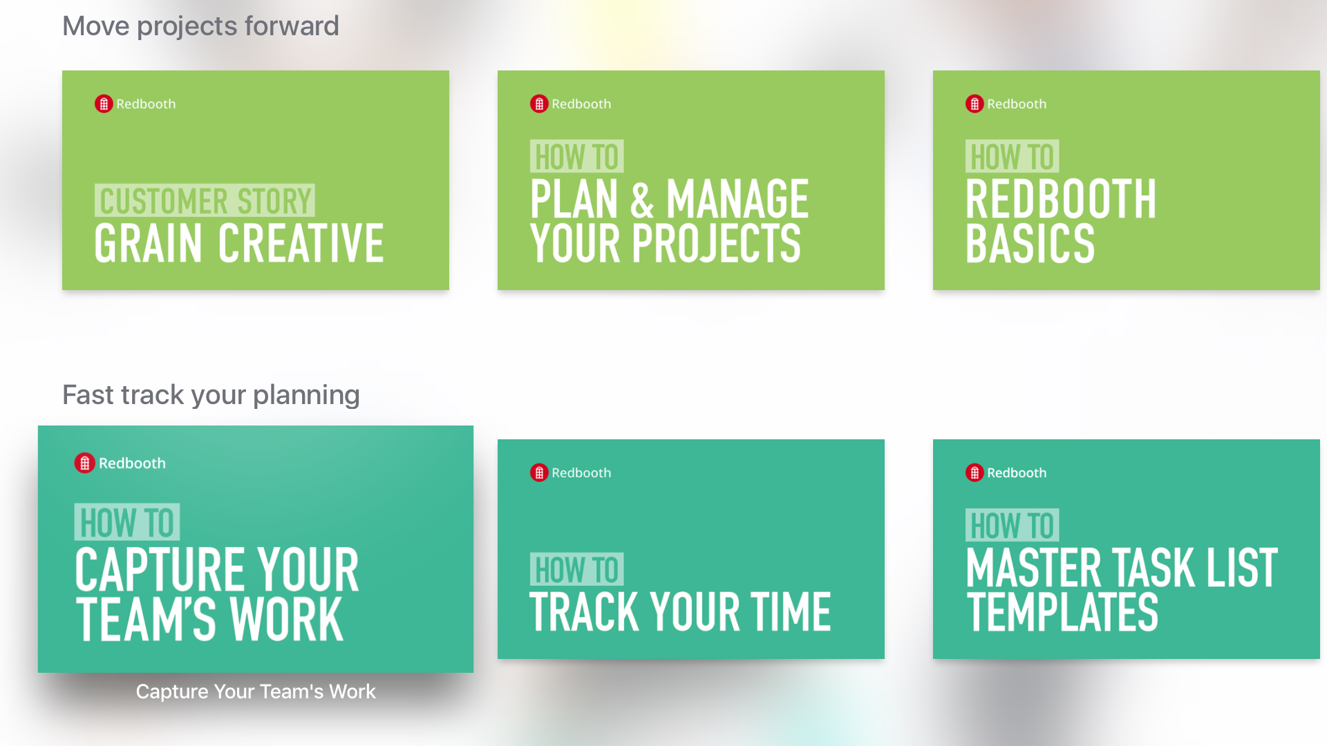 Redbooth for Apple TV gallery image