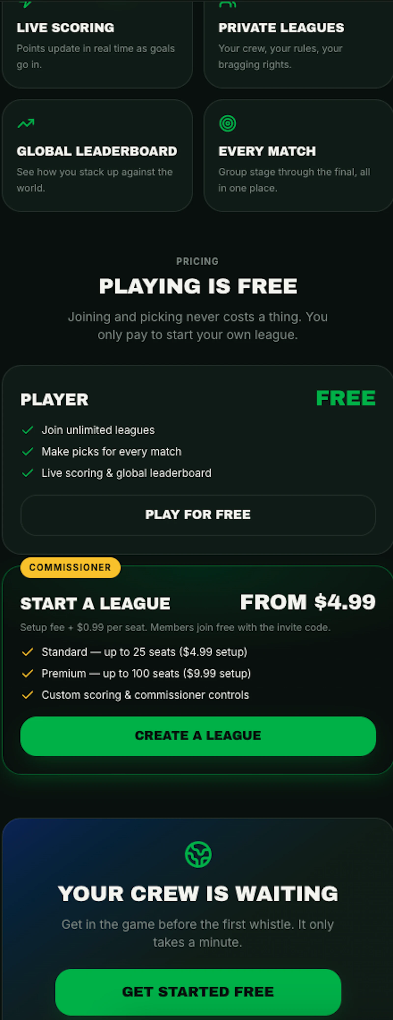 WorldPicks2026 - 2026 World Cup Pick'em  screenshot 3