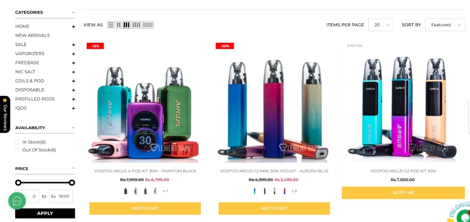 Média Vapeurs de Tranzax - Kit de vape Argus et gousse au Pakistan 3