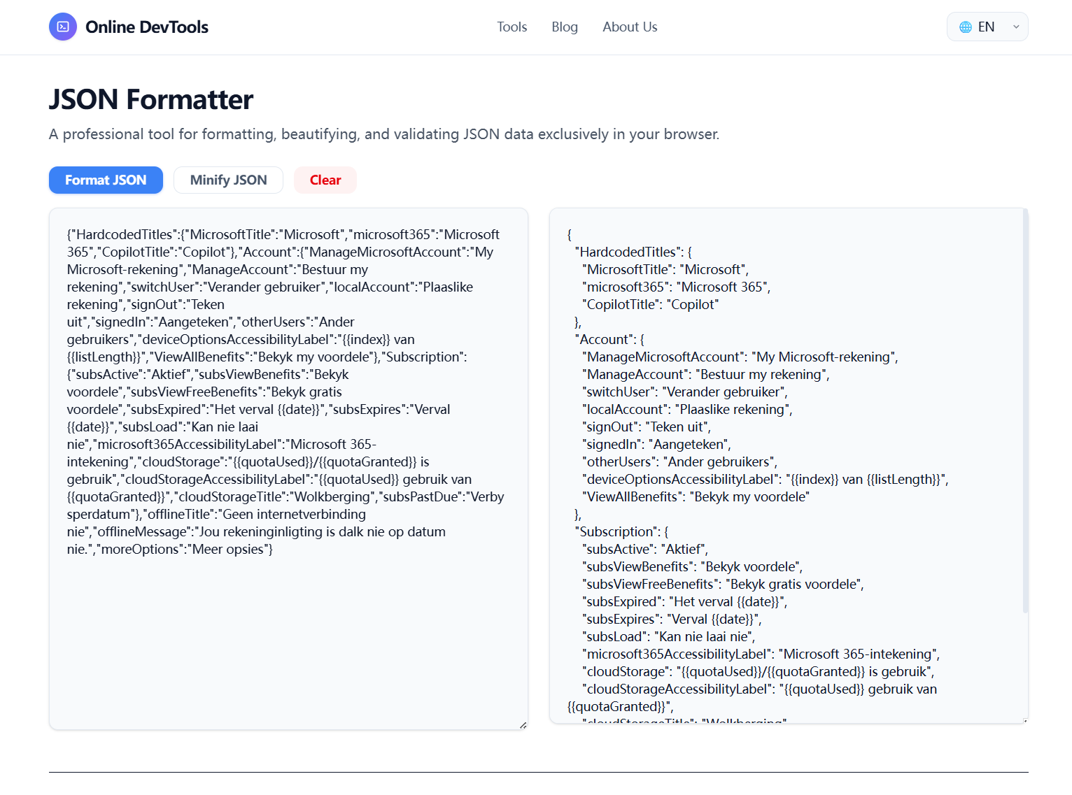 Online DevTools gallery image