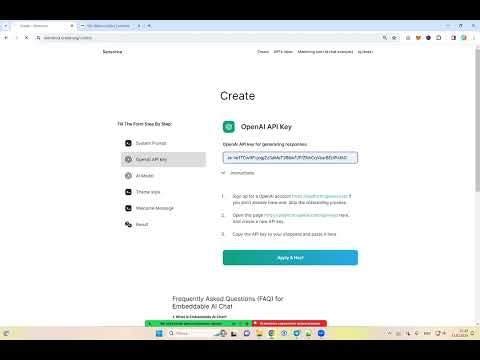 Simple embed chatgpt to website gallery image