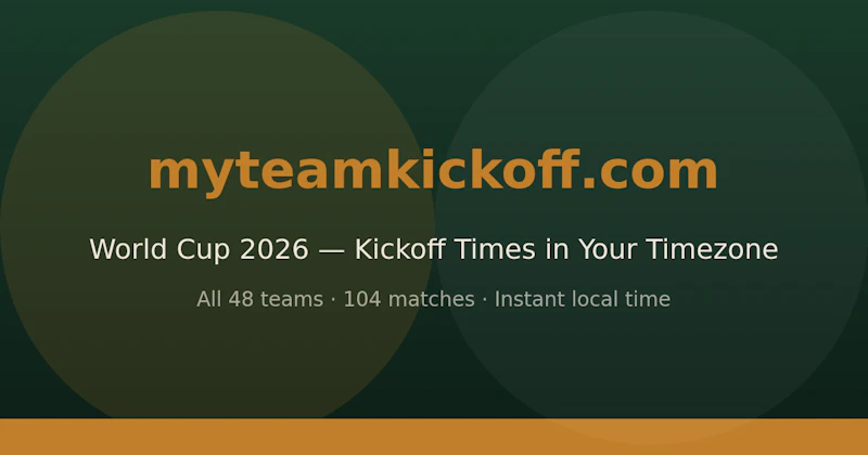 What Time Is My Team Playing? screenshot 1
