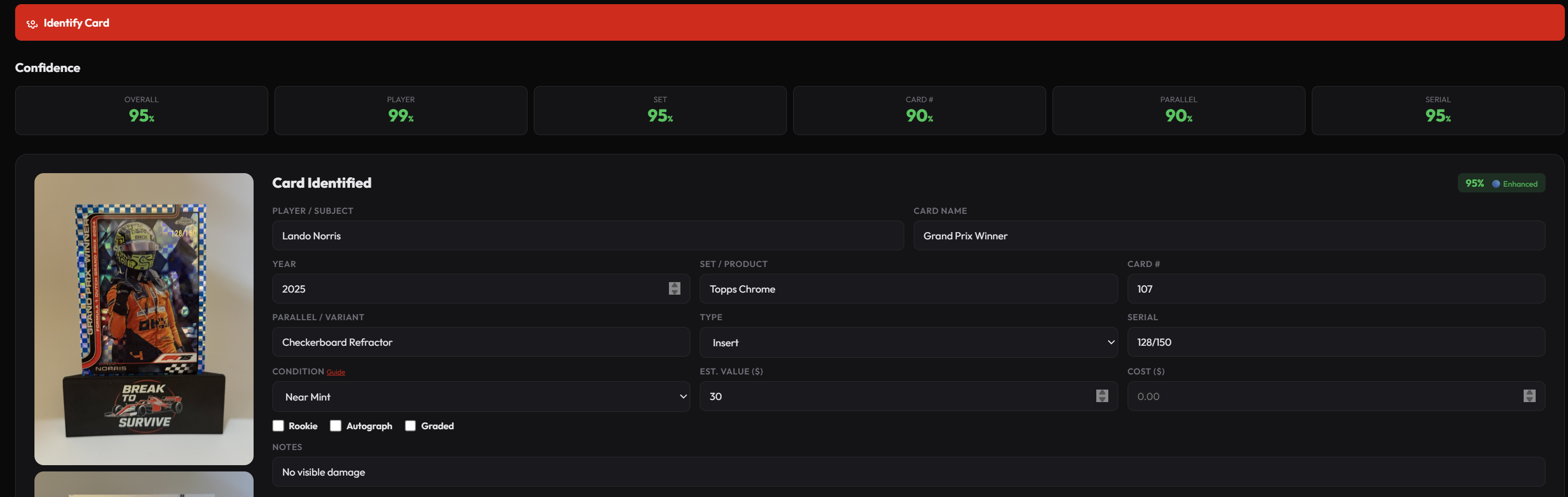 CardVault - Main product screenshot demonstrating key features and user interface