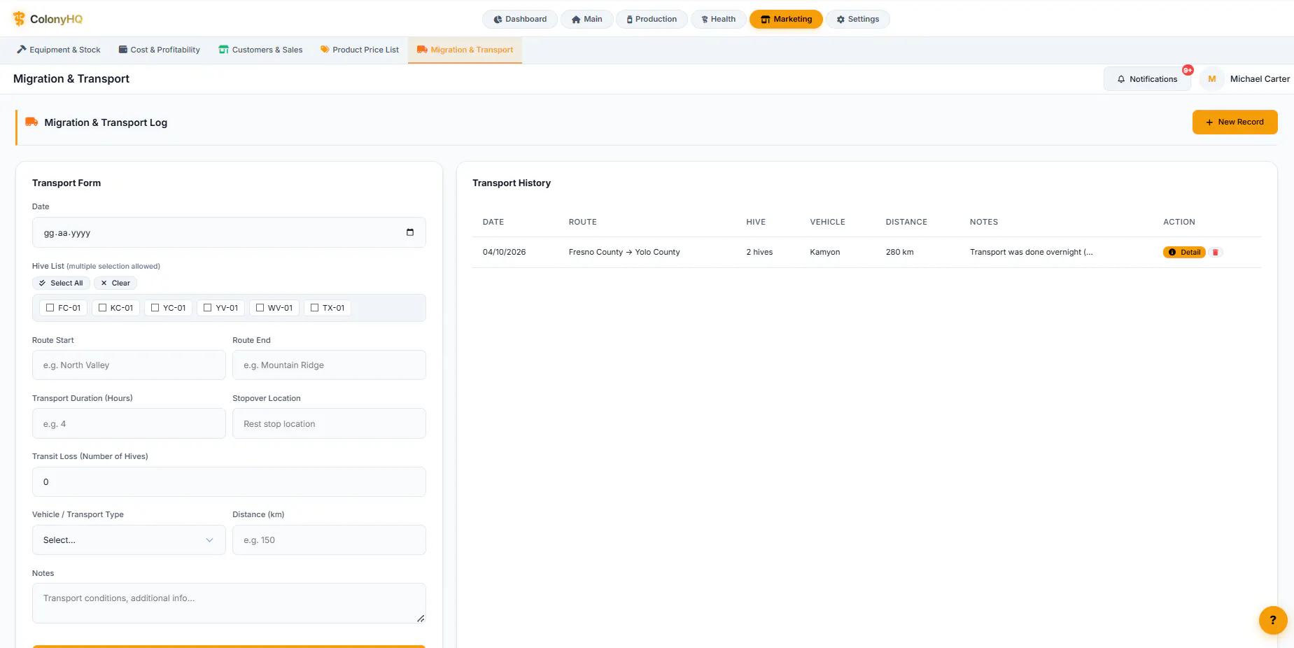 Beekeeping Web App Template gallery image