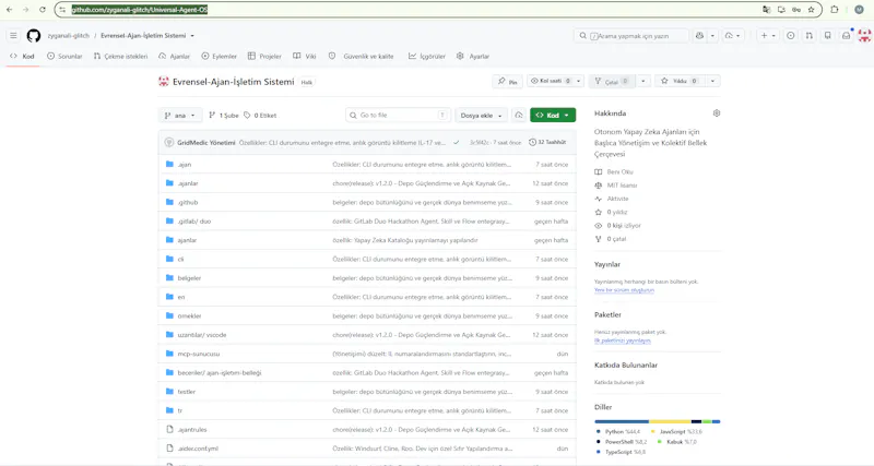 Universal Agent OS screenshot 2