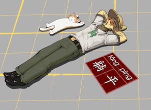 Tang Ping Cat - Memecoin Project gallery image