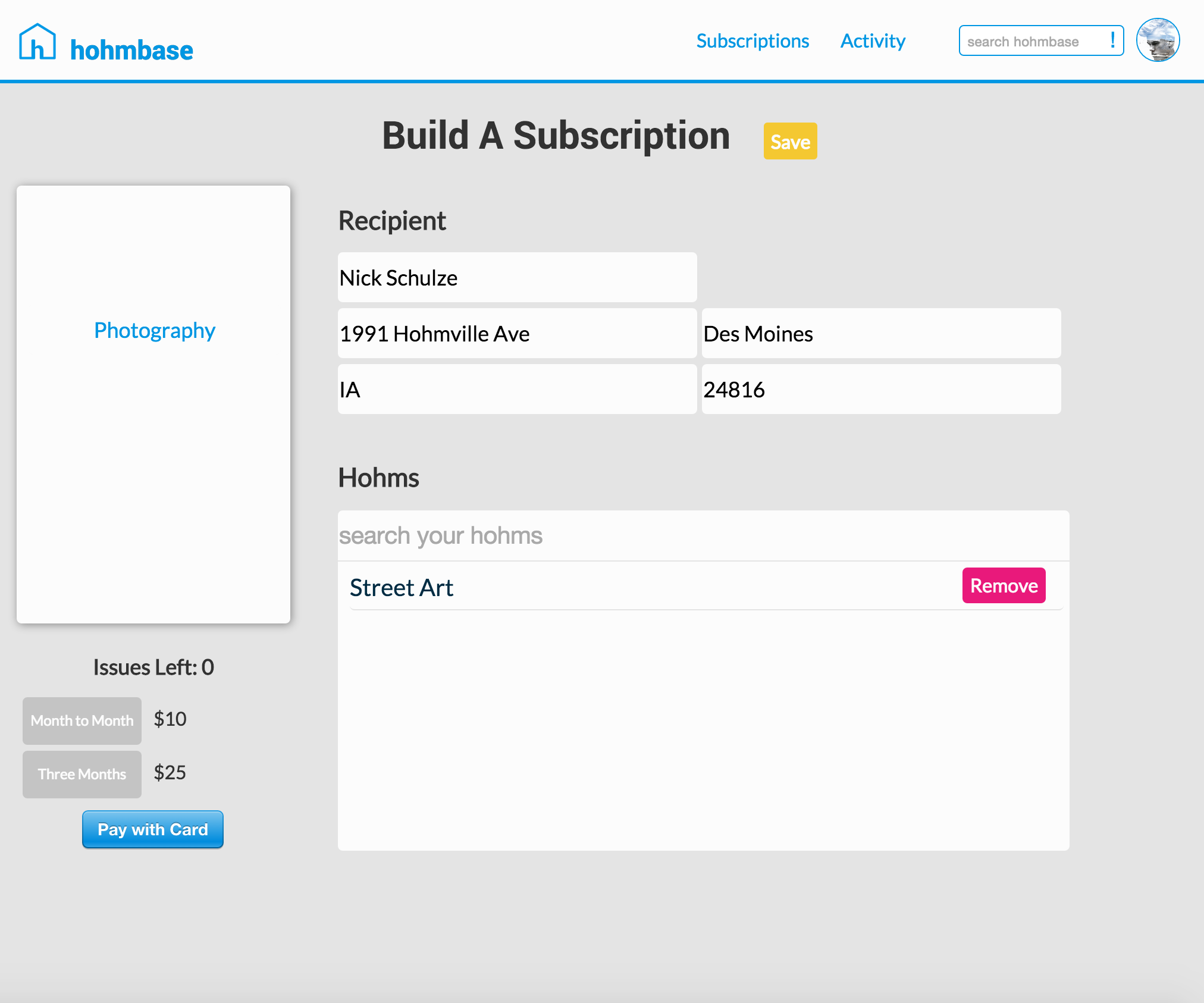 hohmbase gallery image