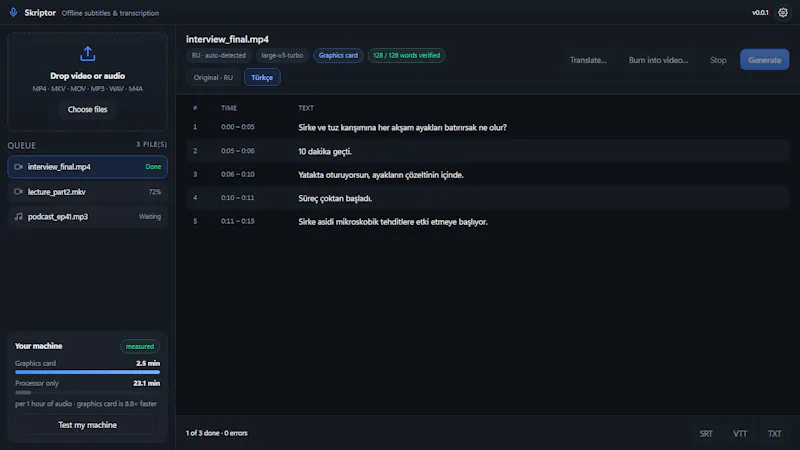 Skriptor screenshot 1