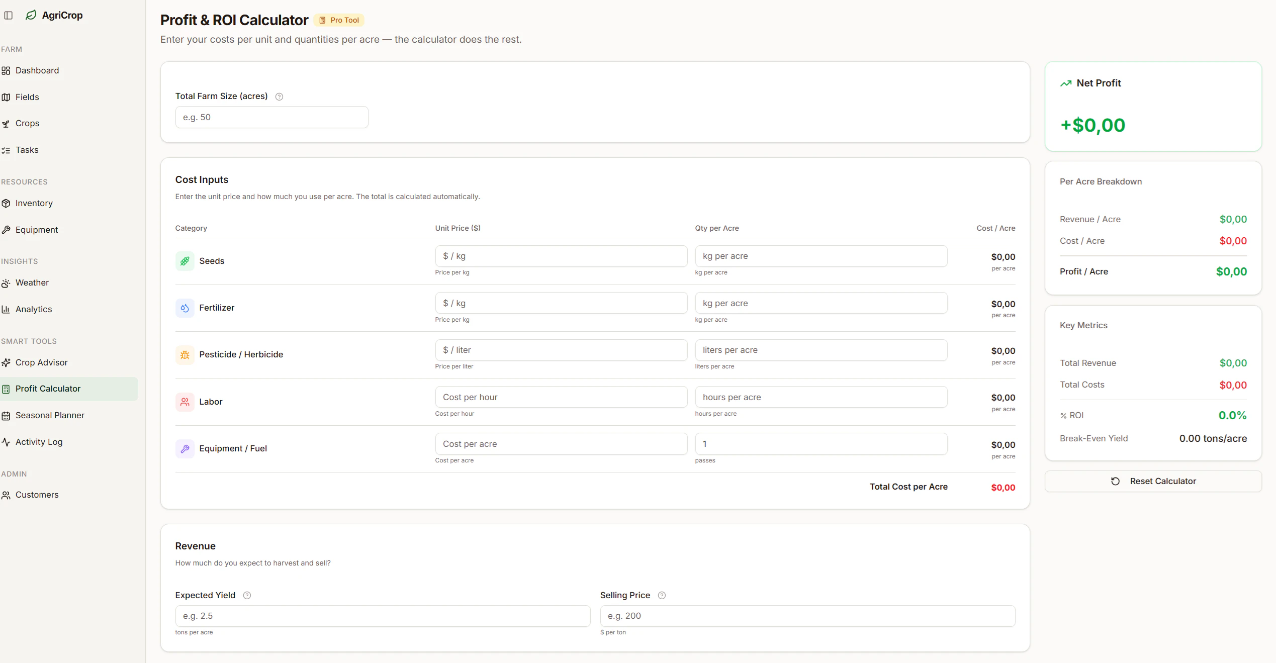 AgriCrop Manager screenshot 3