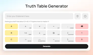 Truth Table Generator gallery image