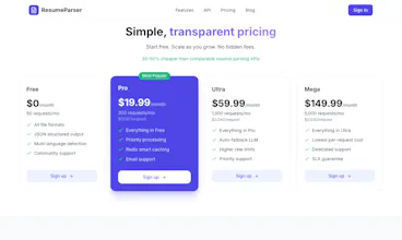 ResumeParser gallery image