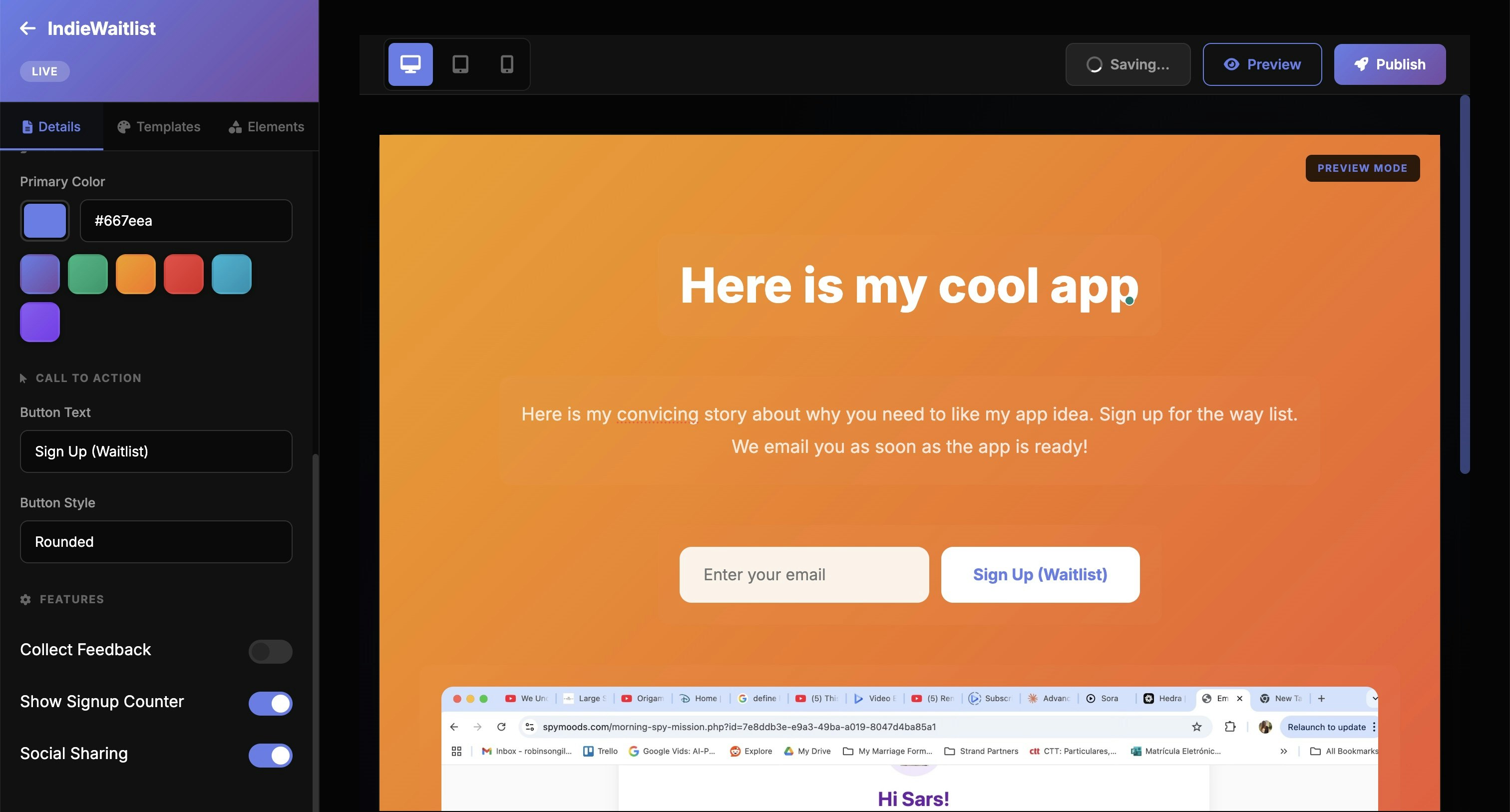 IndieWaitlist gallery image