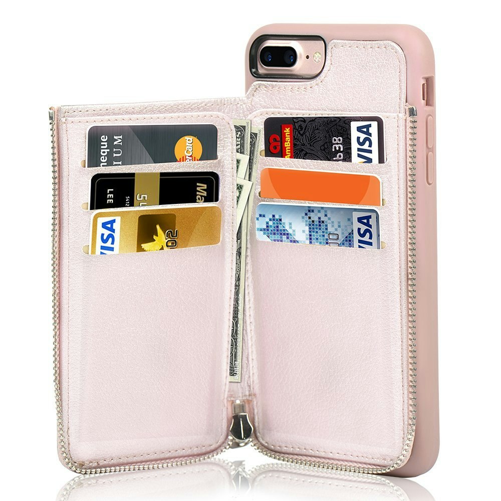 Phone case with zipper wallet gallery image