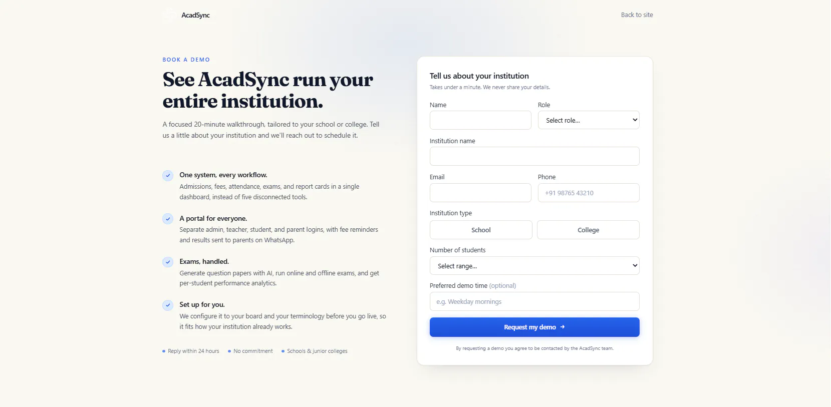 AcadSync gallery image