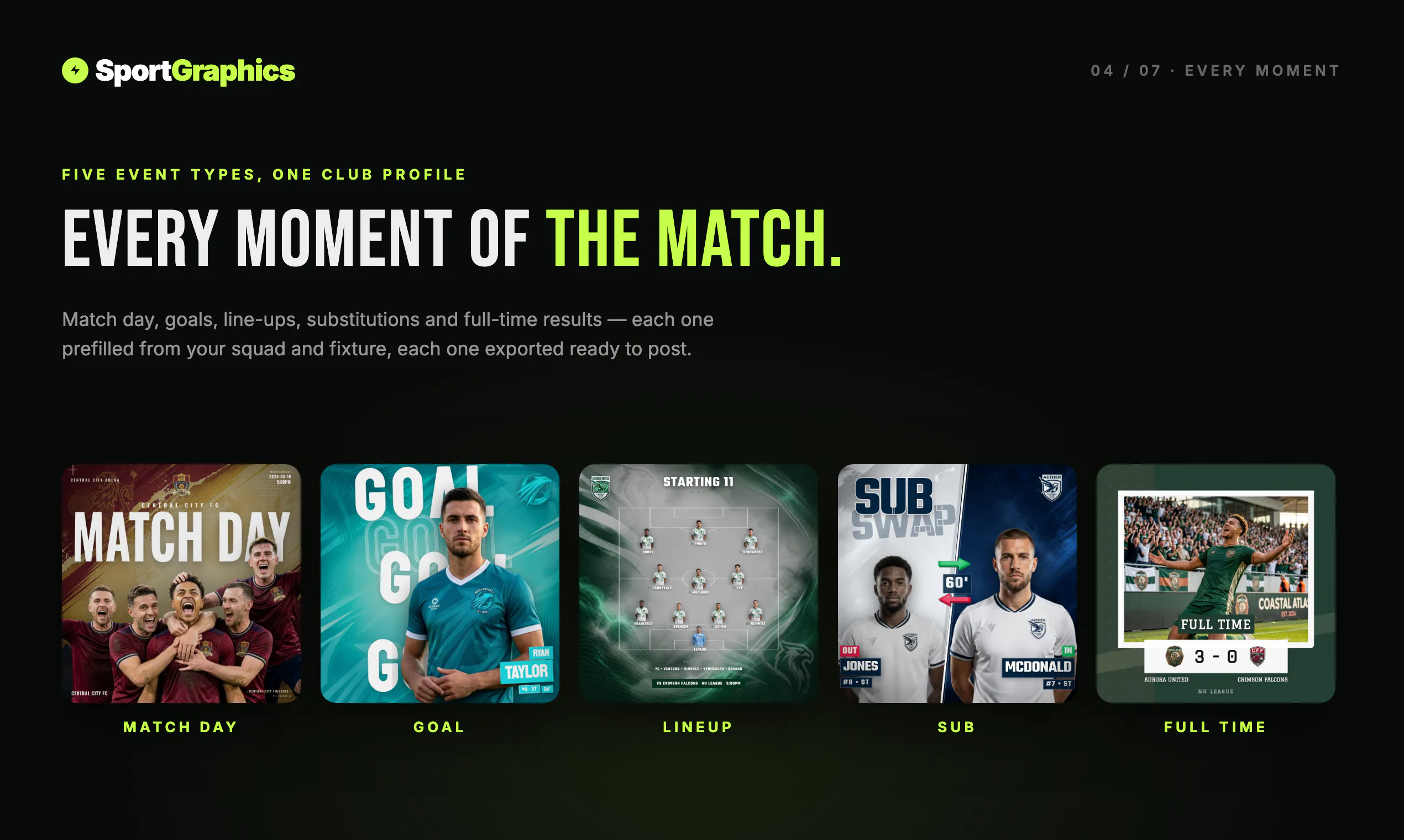 Sportgraphics screenshot 4