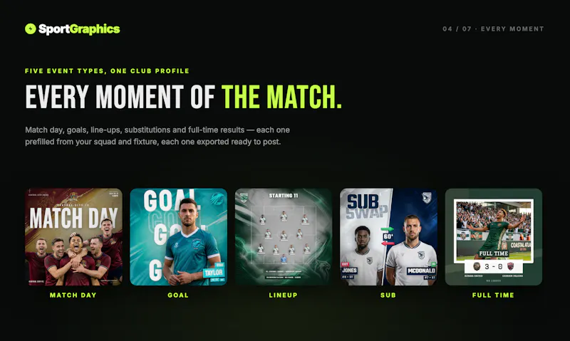 Sportgraphics screenshot 5