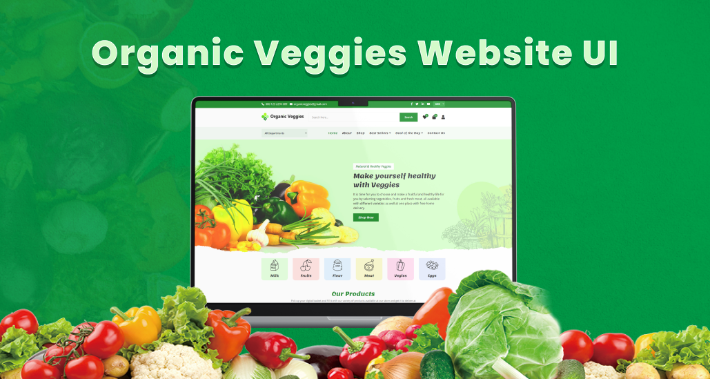 Grocery Website Template 