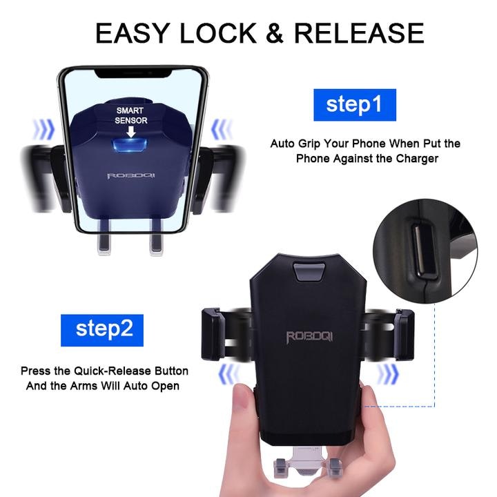 ROBOQI X - Wireless Car Charger Mount gallery image